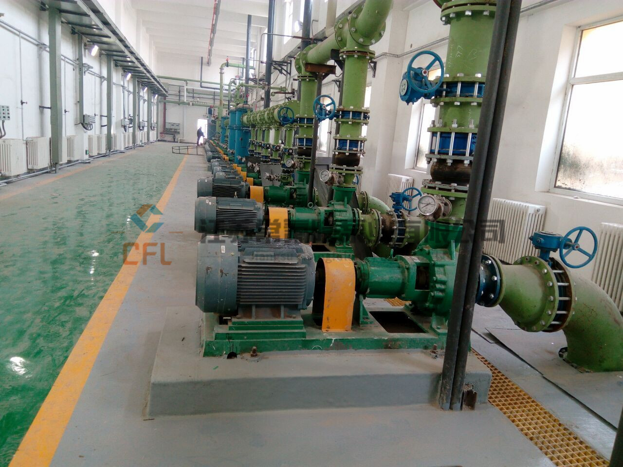 襯氟離心泵安裝使用現場 襯氟離心泵安裝使用現場